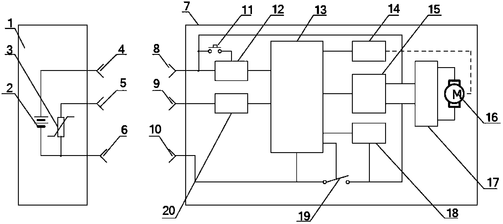 Li-ion hand riveter control and protection circuit