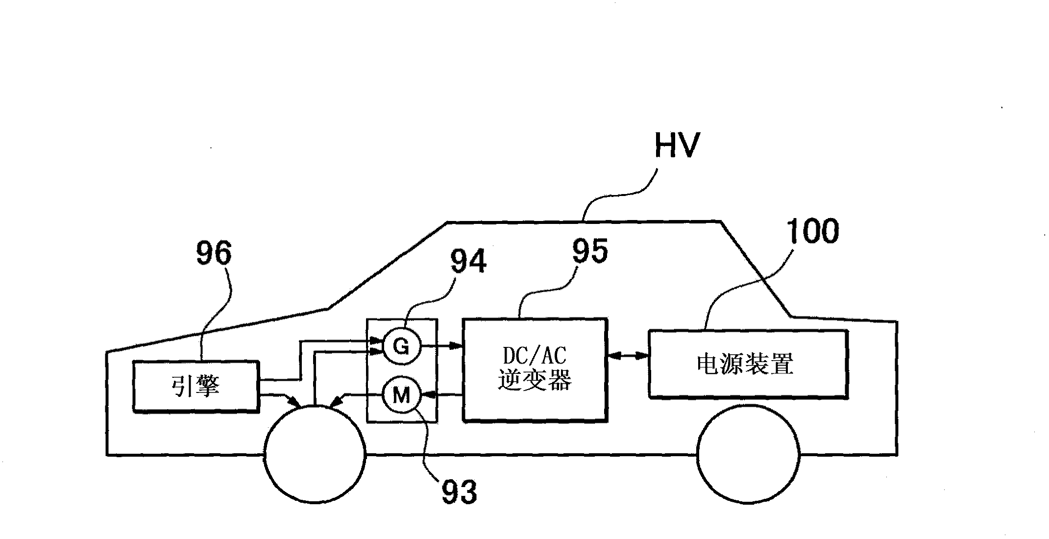 Power supply device, vehicle and storage battery device employing same