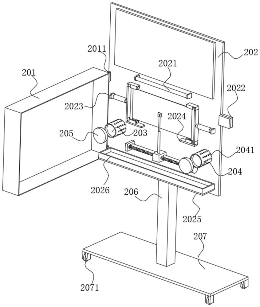 Auxiliary equipment for language and literature management teaching