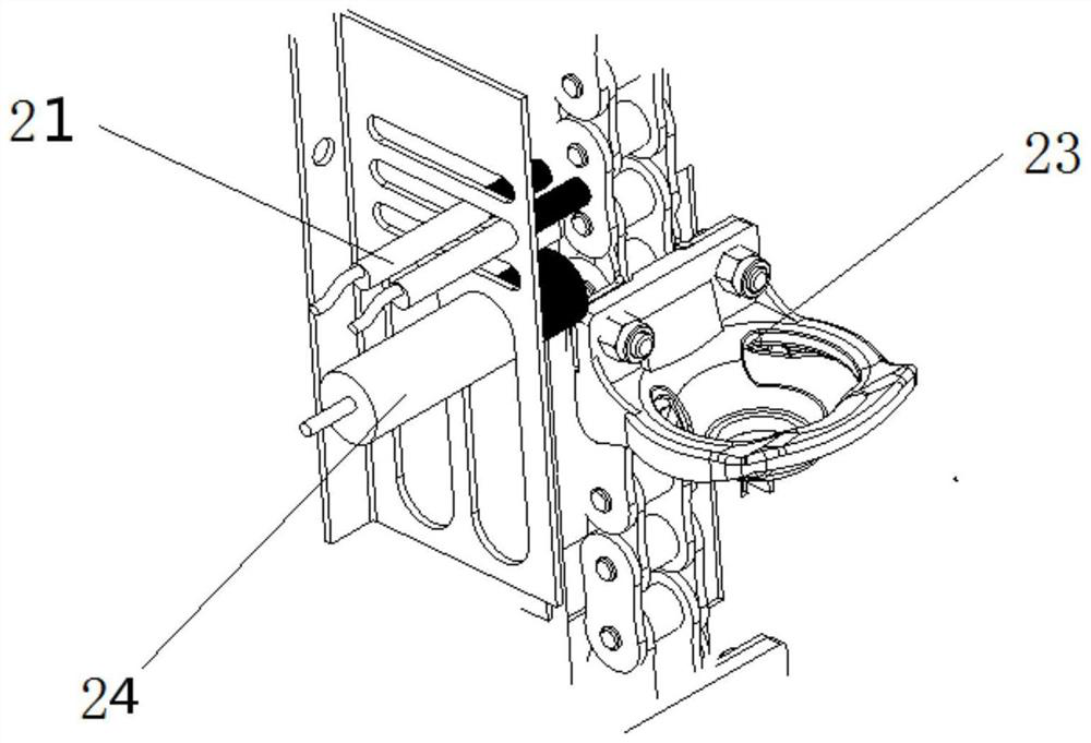 Potato miss-seeding reseeding machine capable of realizing high efficiency precision and low miss-seeding