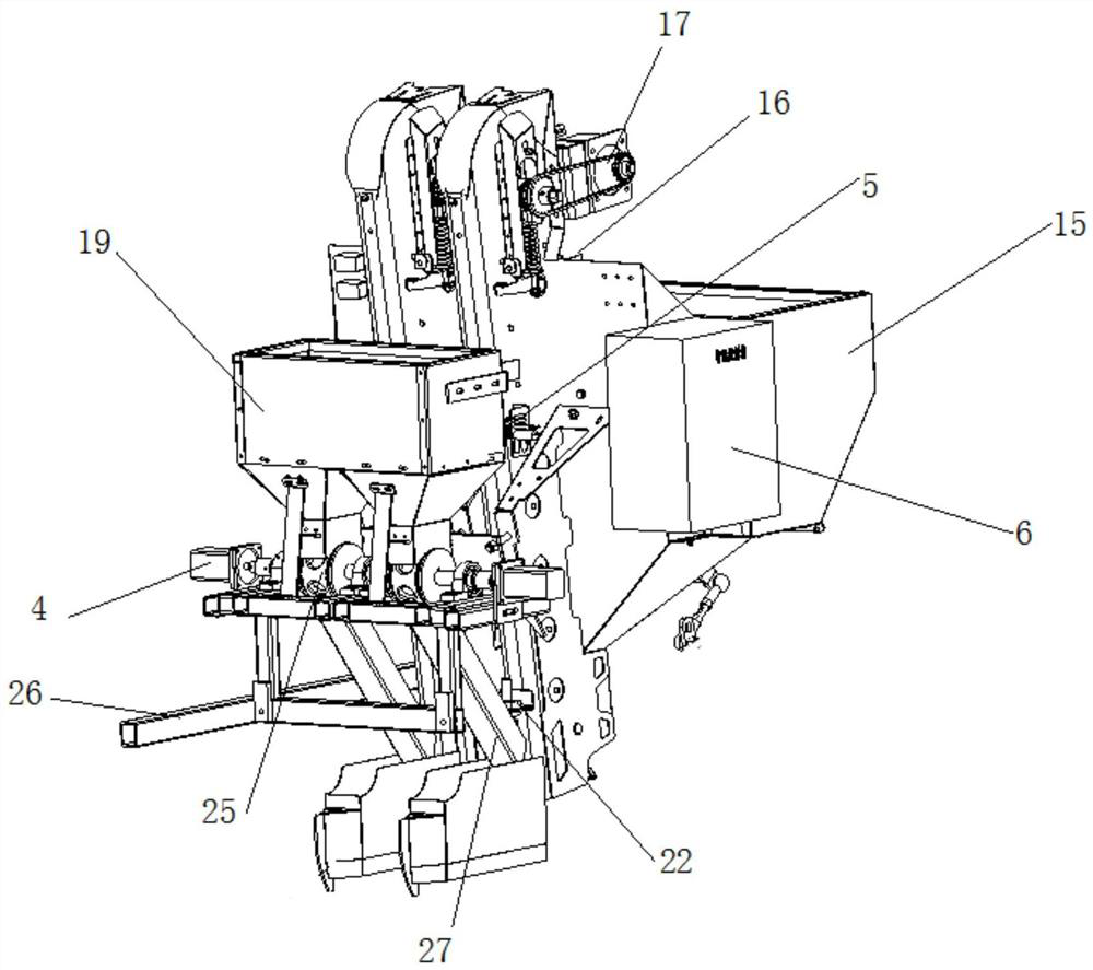 Potato miss-seeding reseeding machine capable of realizing high efficiency precision and low miss-seeding