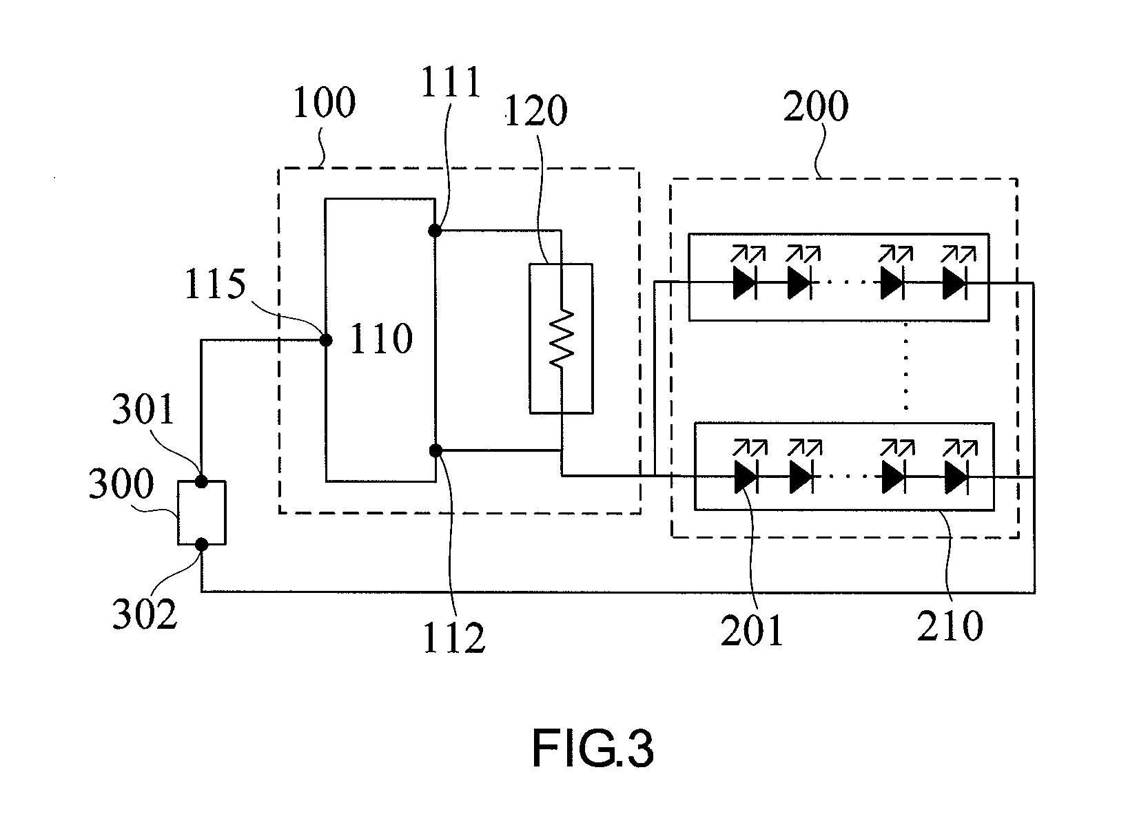 Light source device with light-emitting diode module