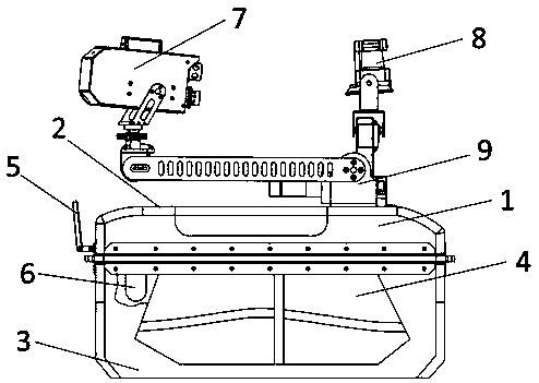 Robot for underwater observation and observation method thereof