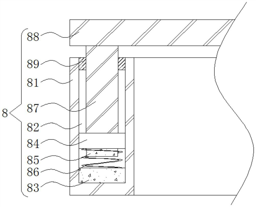 Switching-on and switching-off structure of outdoor high-voltage vacuum circuit breaker