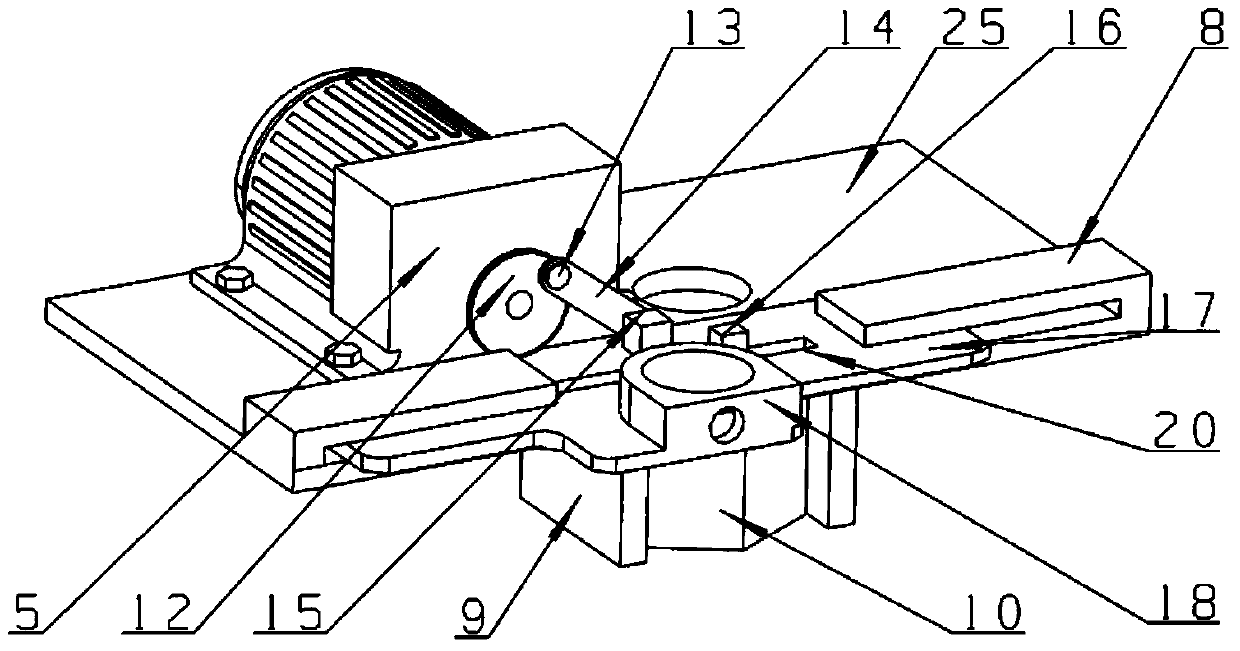 Electromechanically-controlled smoke moxibustion device with moxa sticks capable of moving leftward and rightward