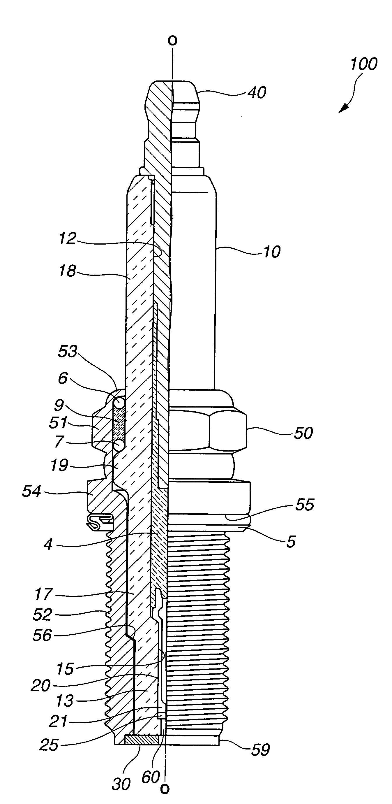 Plasma-jet spark plug and ignition system