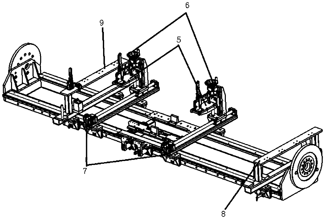 Robot intelligent welding system for rubber belt conveyor supporting legs