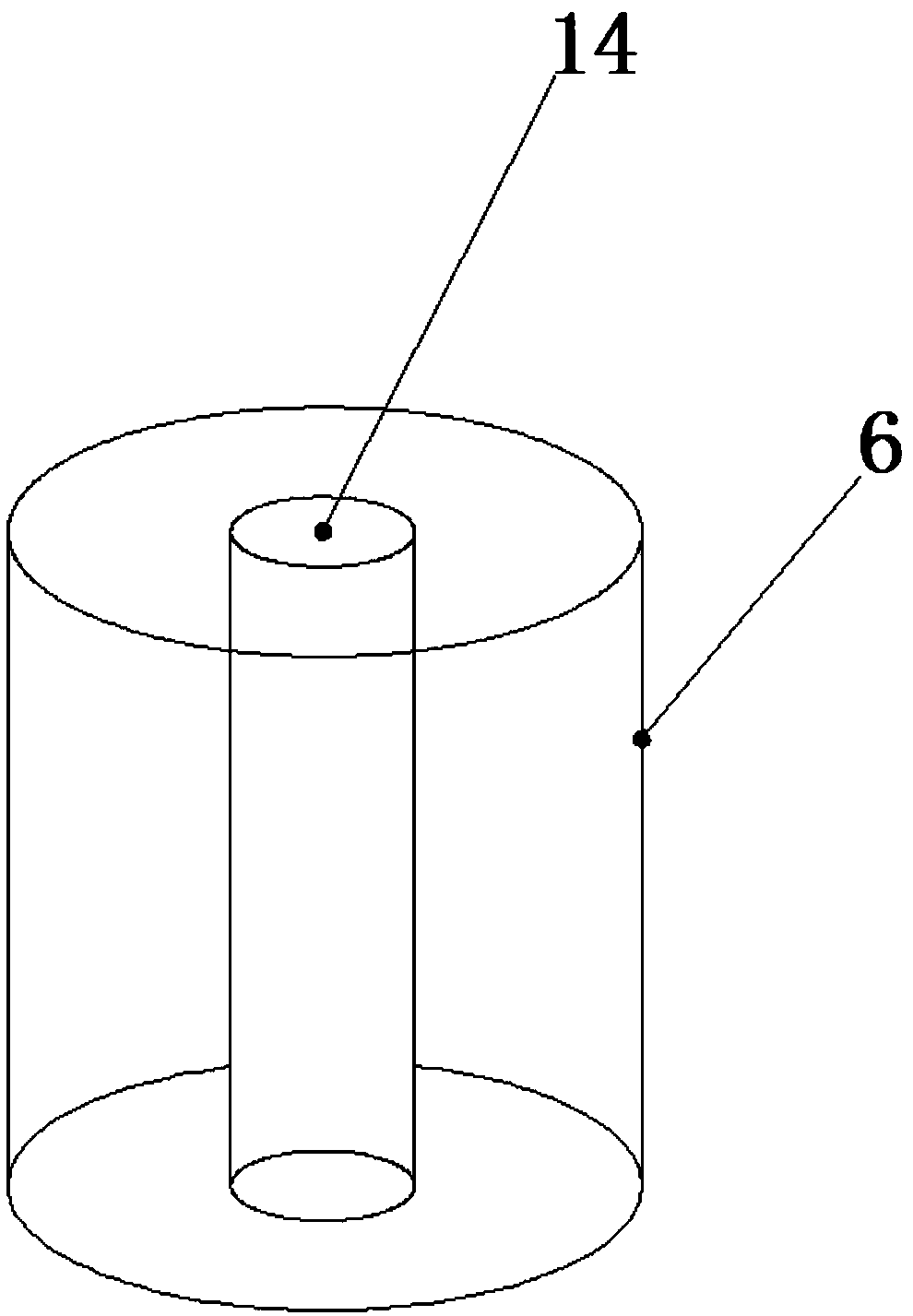 Pull-out test device for simulating anchor rods in deep strata and test method of pull-out test device