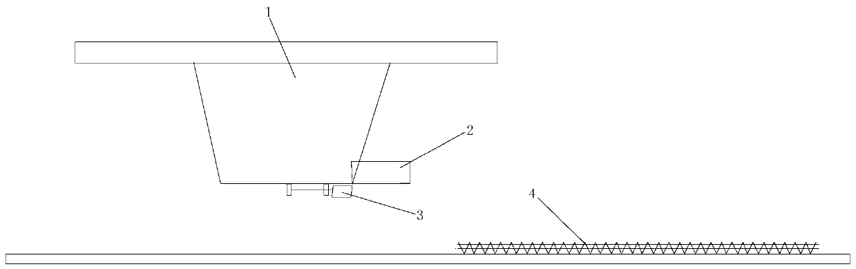 Overlapped plate material distribution machine and control system and control method thereof