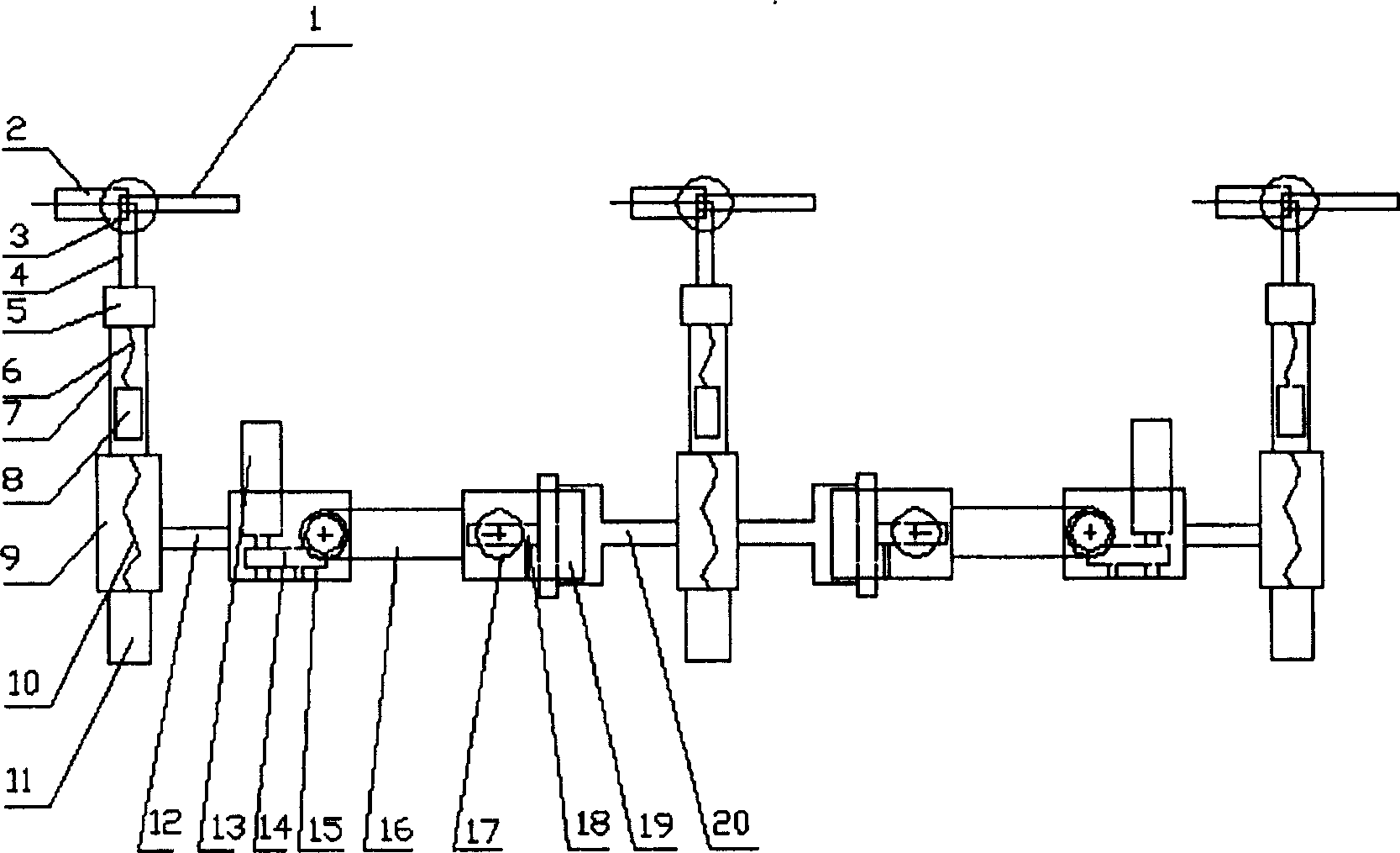 Body of robot for automatic polling high-tension transmission line