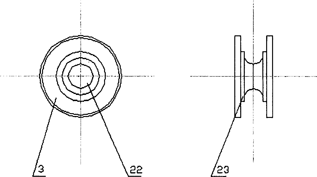 Body of robot for automatic polling high-tension transmission line