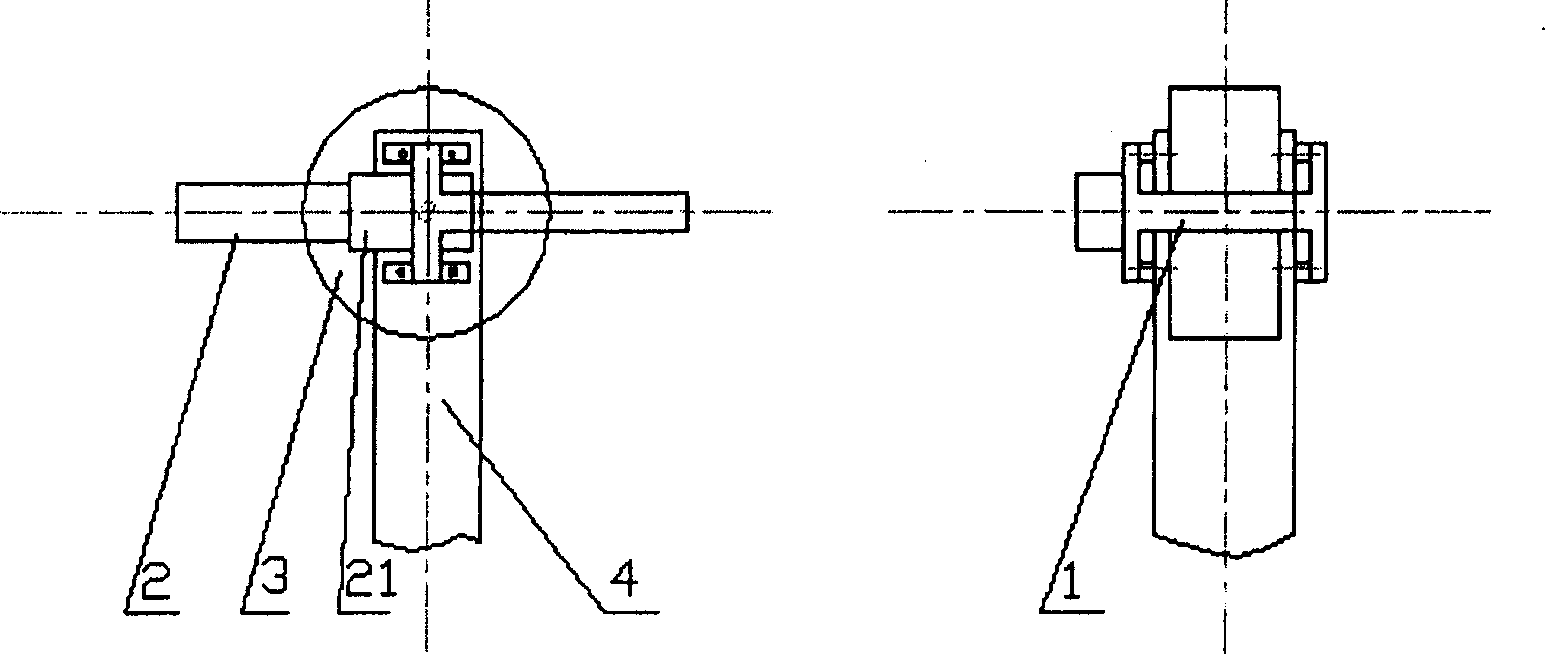 Body of robot for automatic polling high-tension transmission line