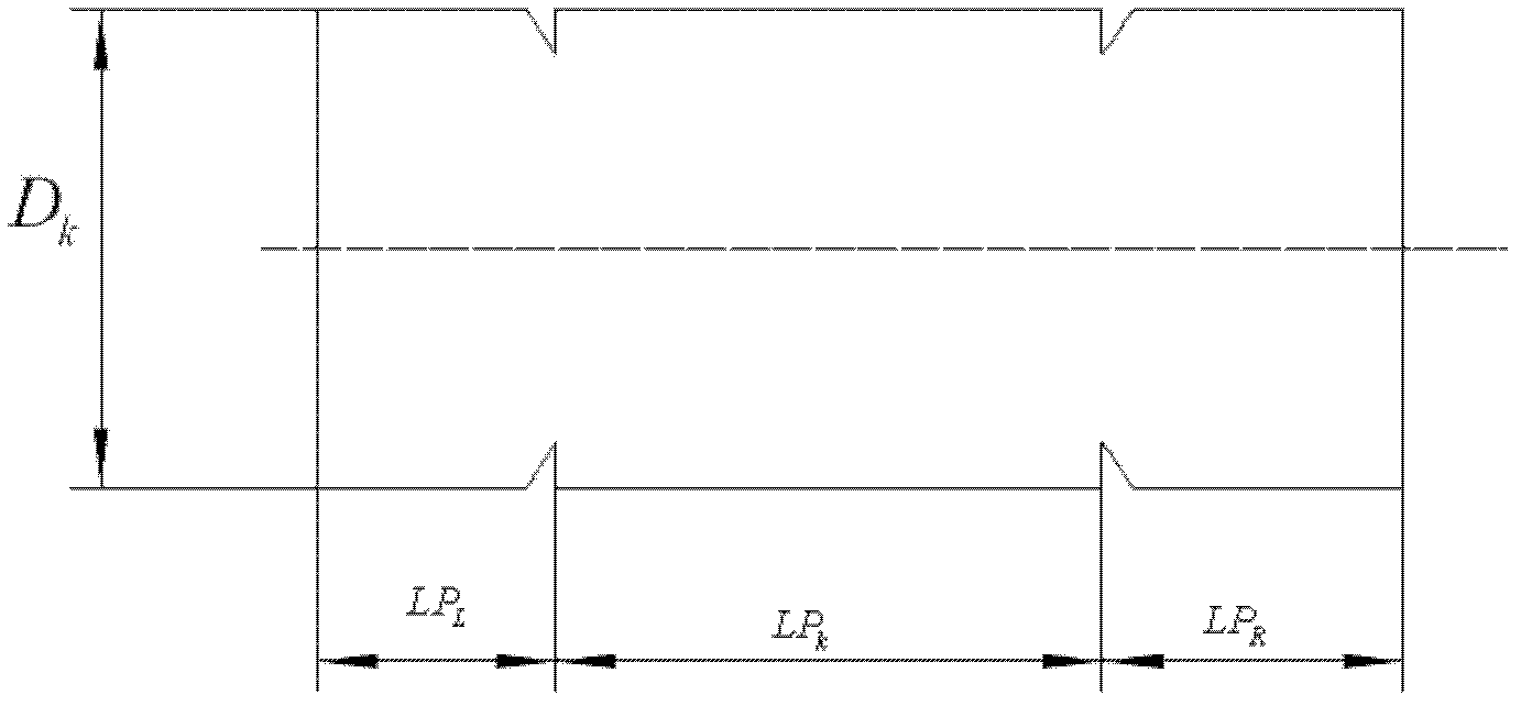 Stepped shaft forging method in free forging