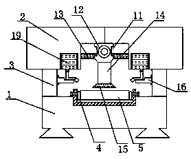 Pig iron casting polishing device with cooling function