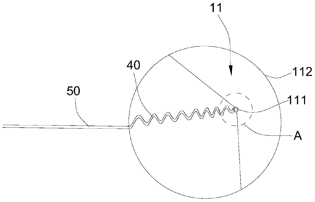 Brain imaging detection device