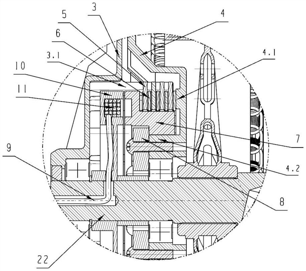 Magnetic control gear shifting hub