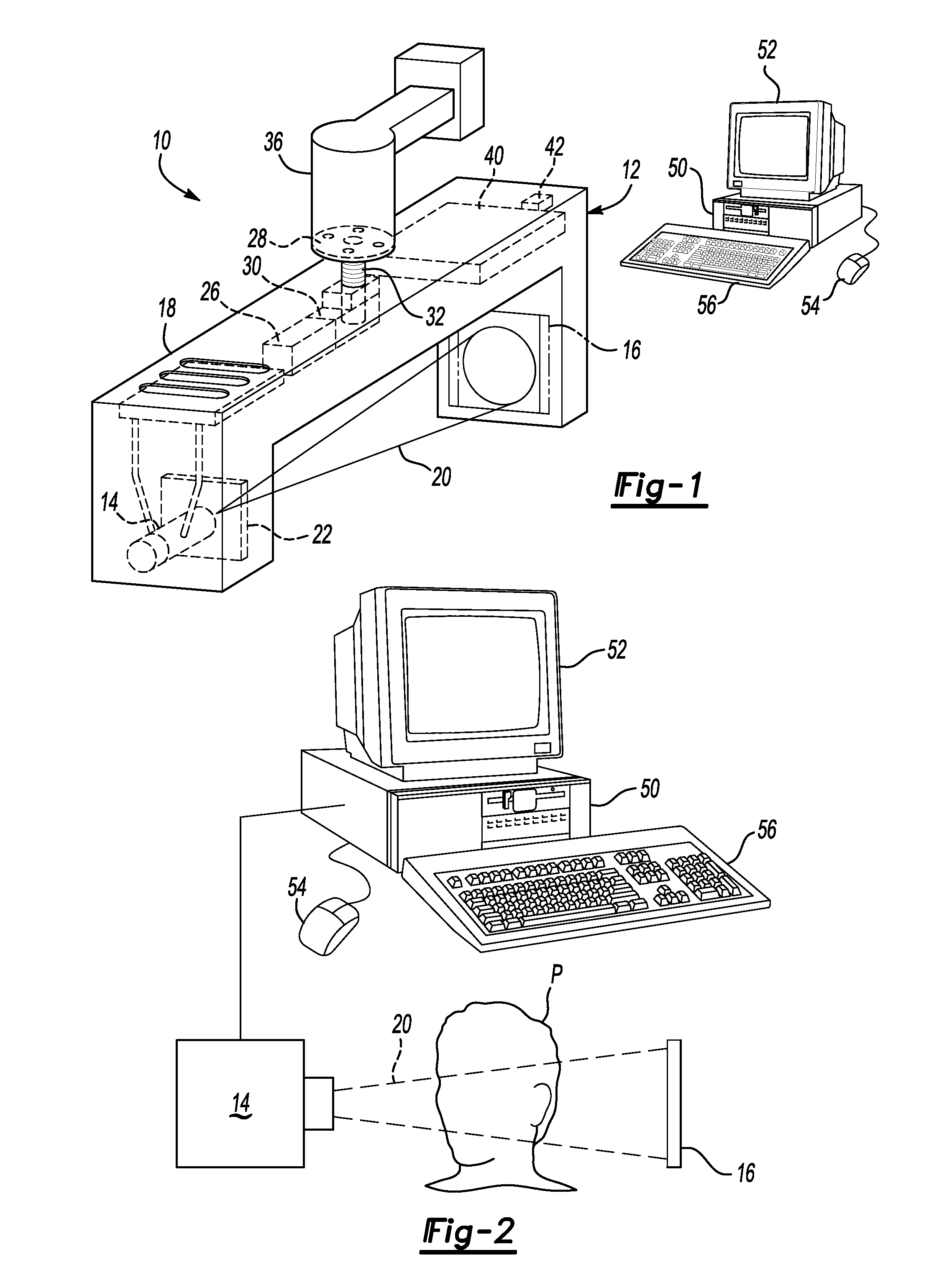 CT system with synthetic view generation