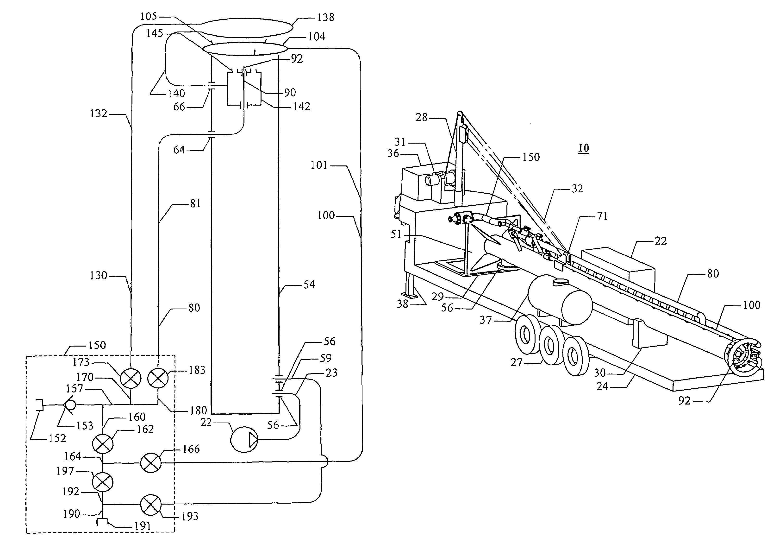 Trailer mounted smokeless dual-phase burner system