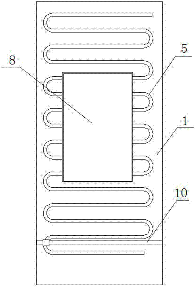 Intelligent fast cooling device for computer case