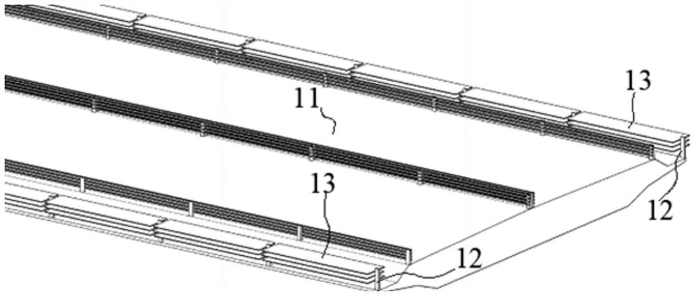 Active pneumatic wing fence rod structure and control method thereof