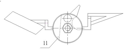 Quantitative topdressing mechanism in corn intertillage period