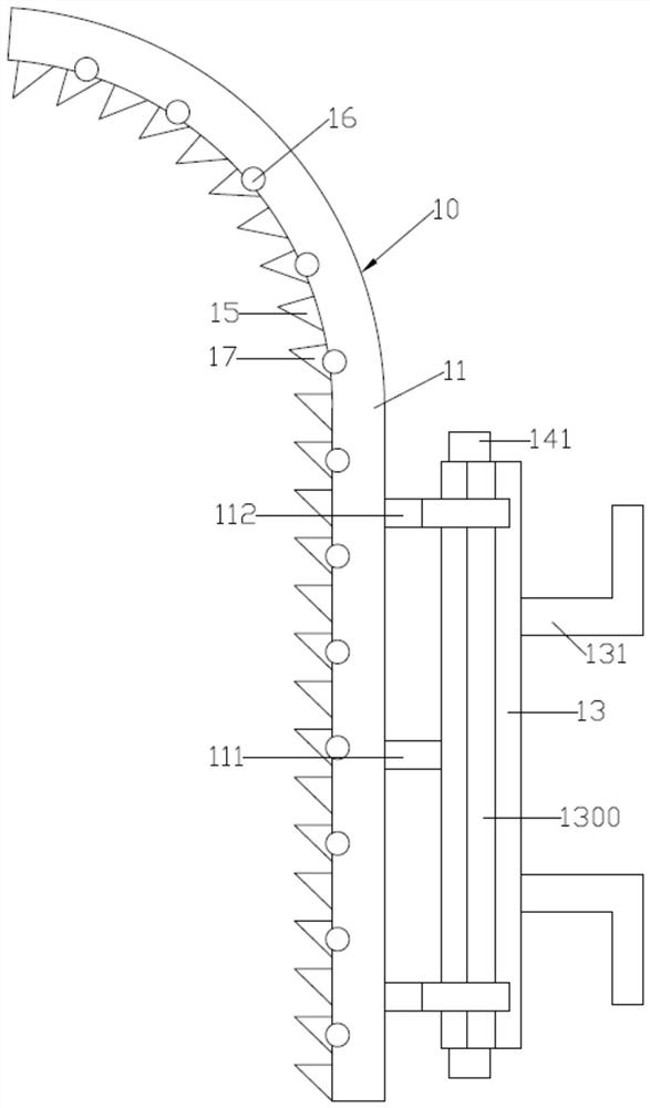 A detachable shoulder ladder