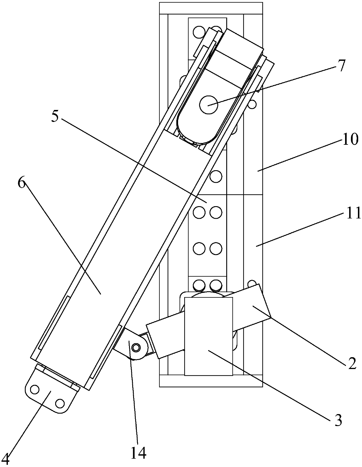 Hydraulic bracket transferring equipment