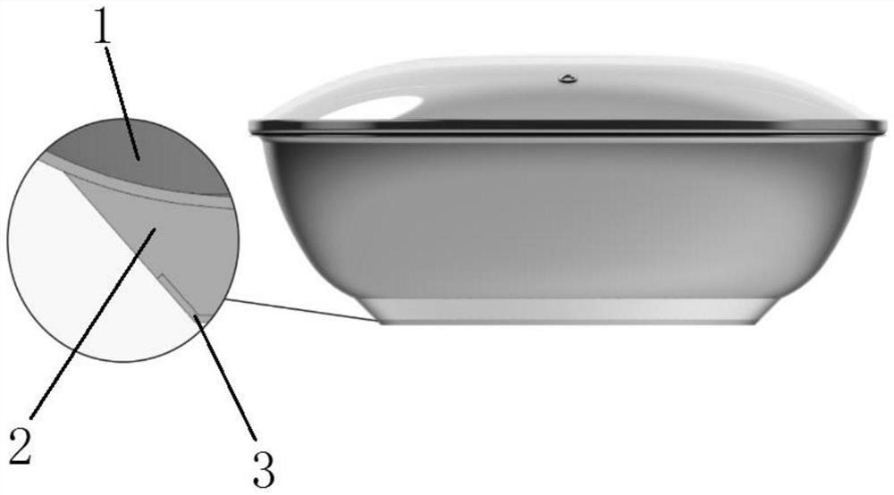 Novel light energy storage constant-temperature pot