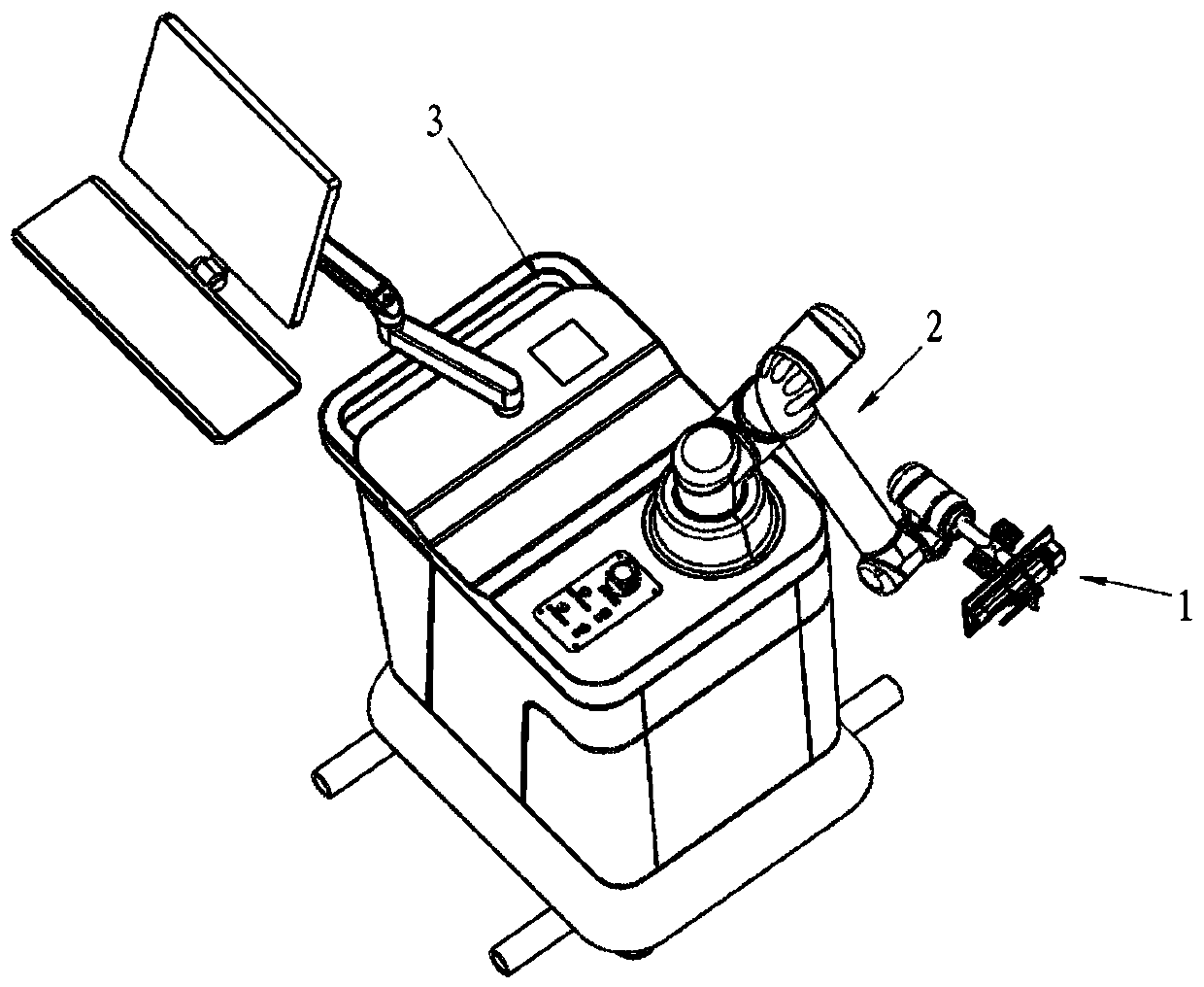 Auxiliary device for needle insertion of epidural anesthesia