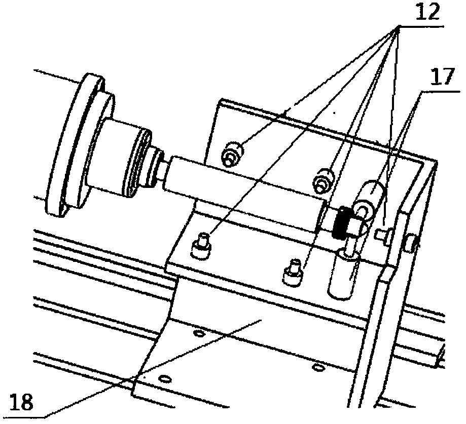 Motorized spindle simulation working condition loading test device