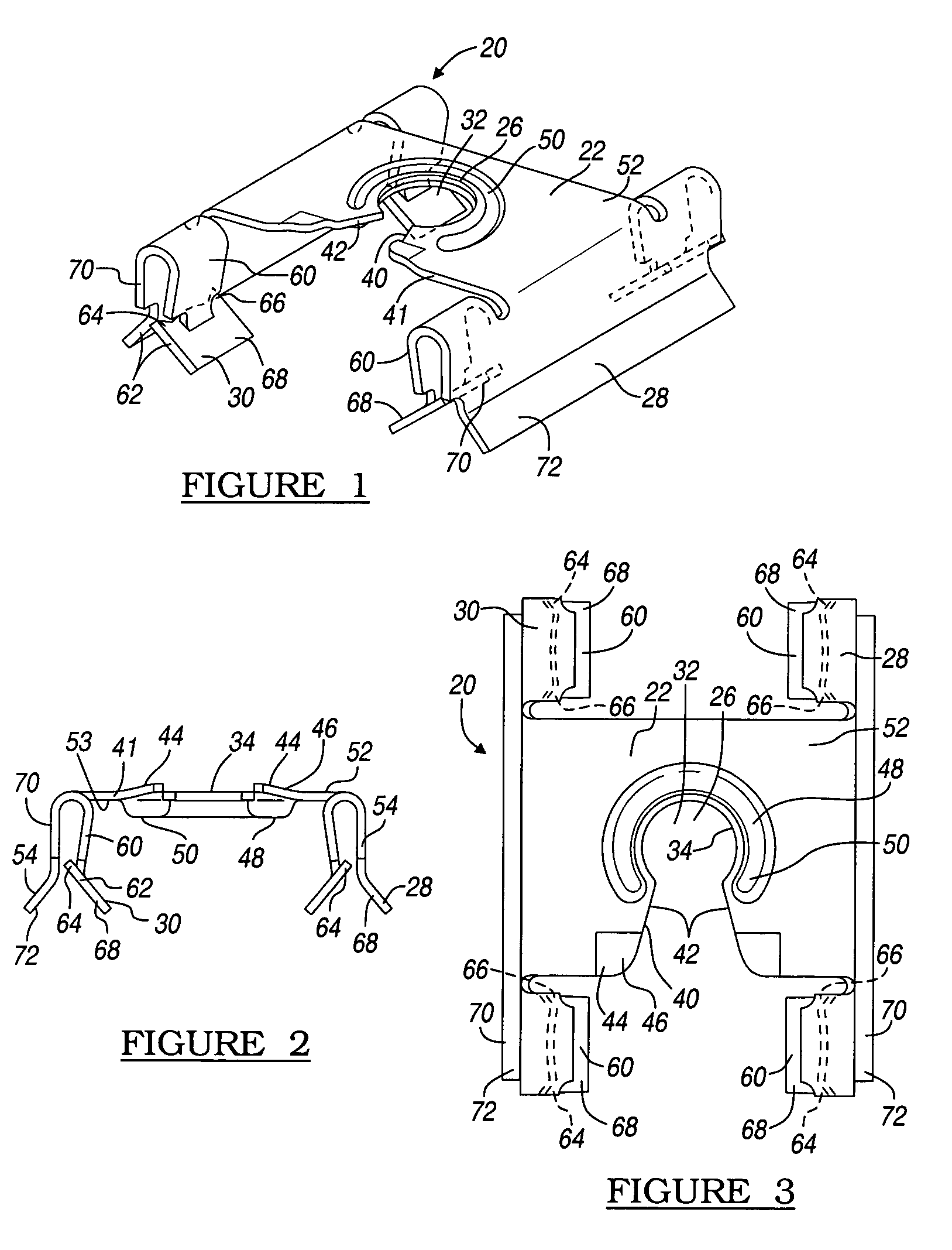 Two-piece interior trim retainer