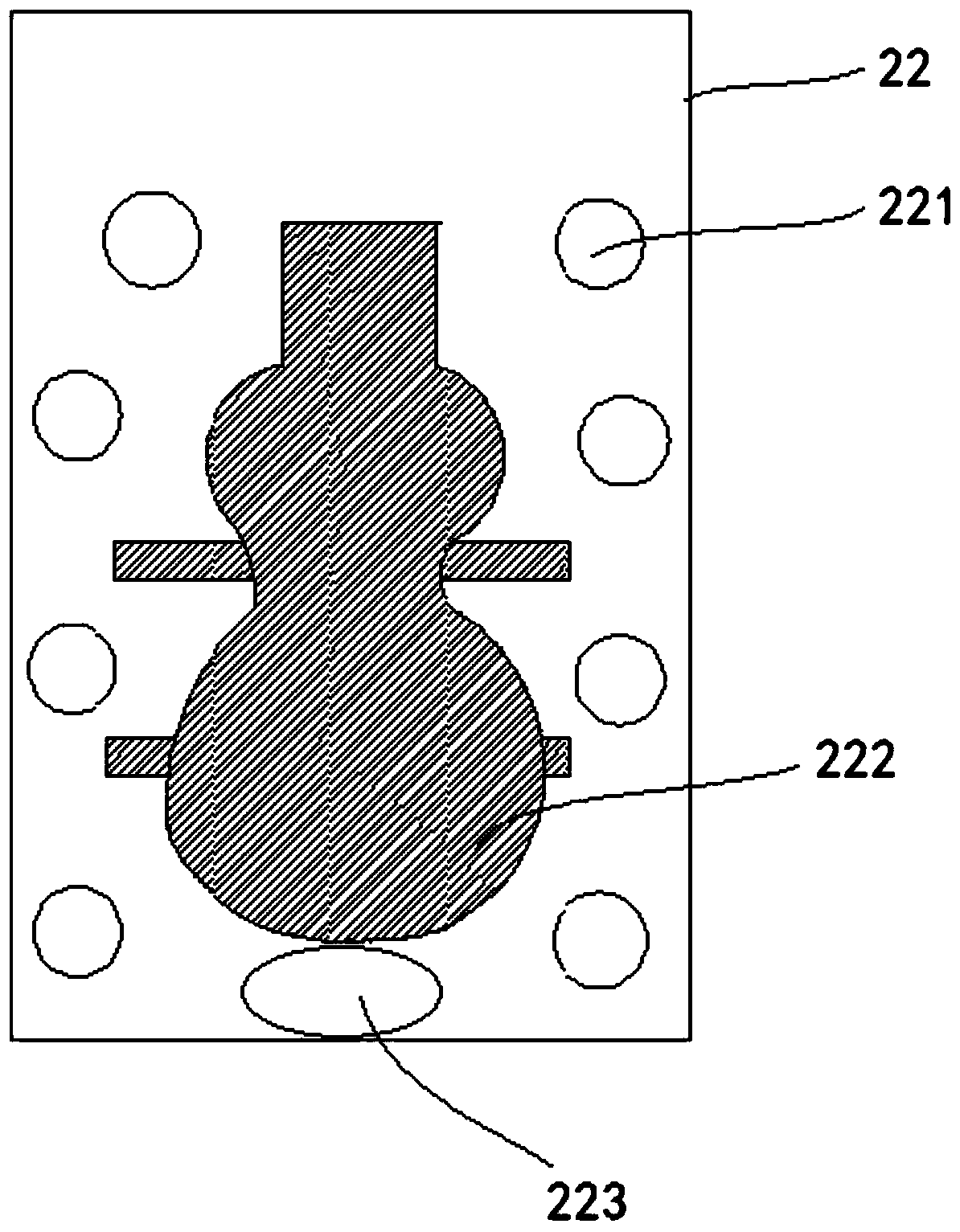 Gypsum container and preparation method thereof