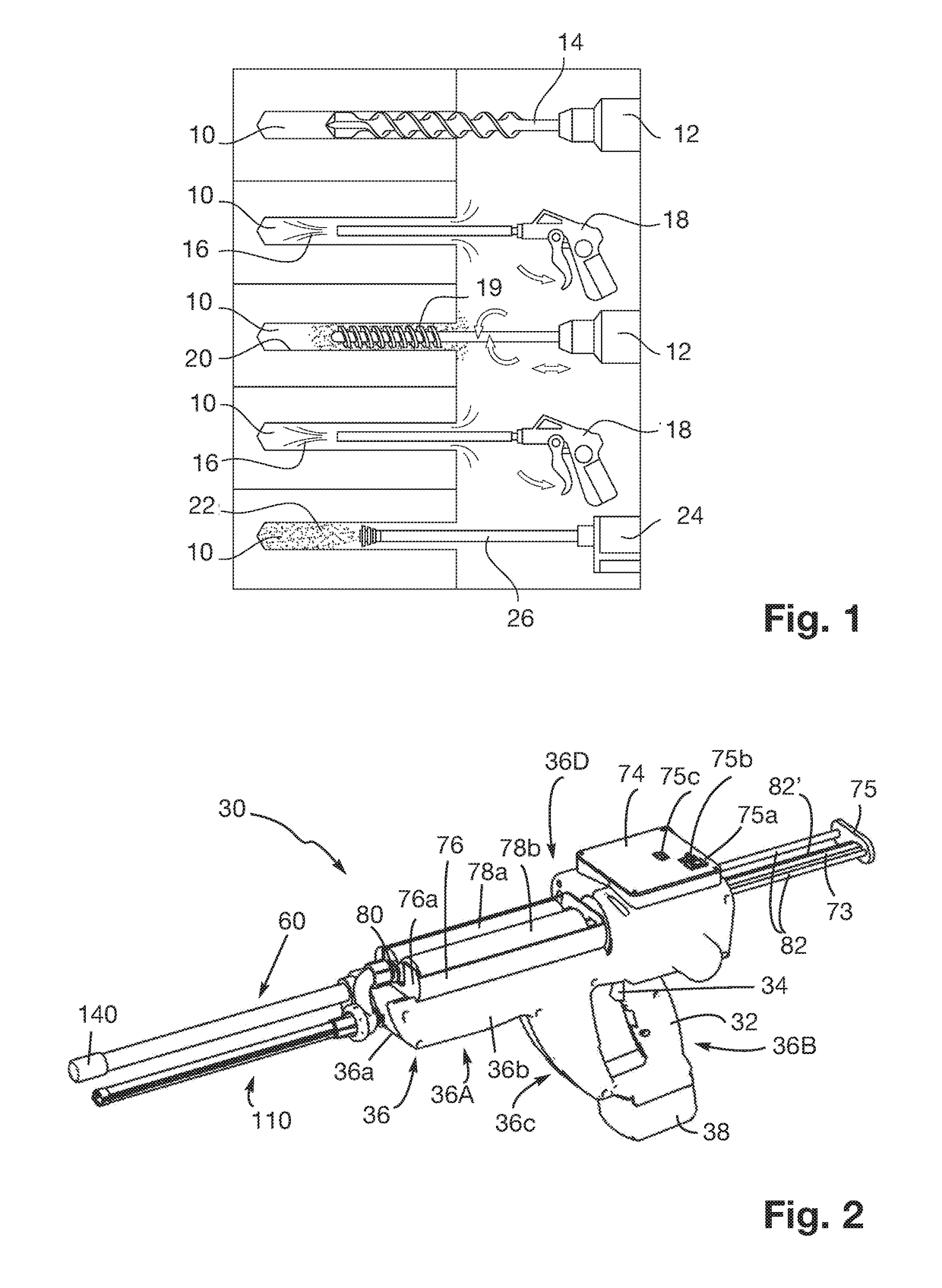 Nozzle for a tool for injecting chemical anchor resin