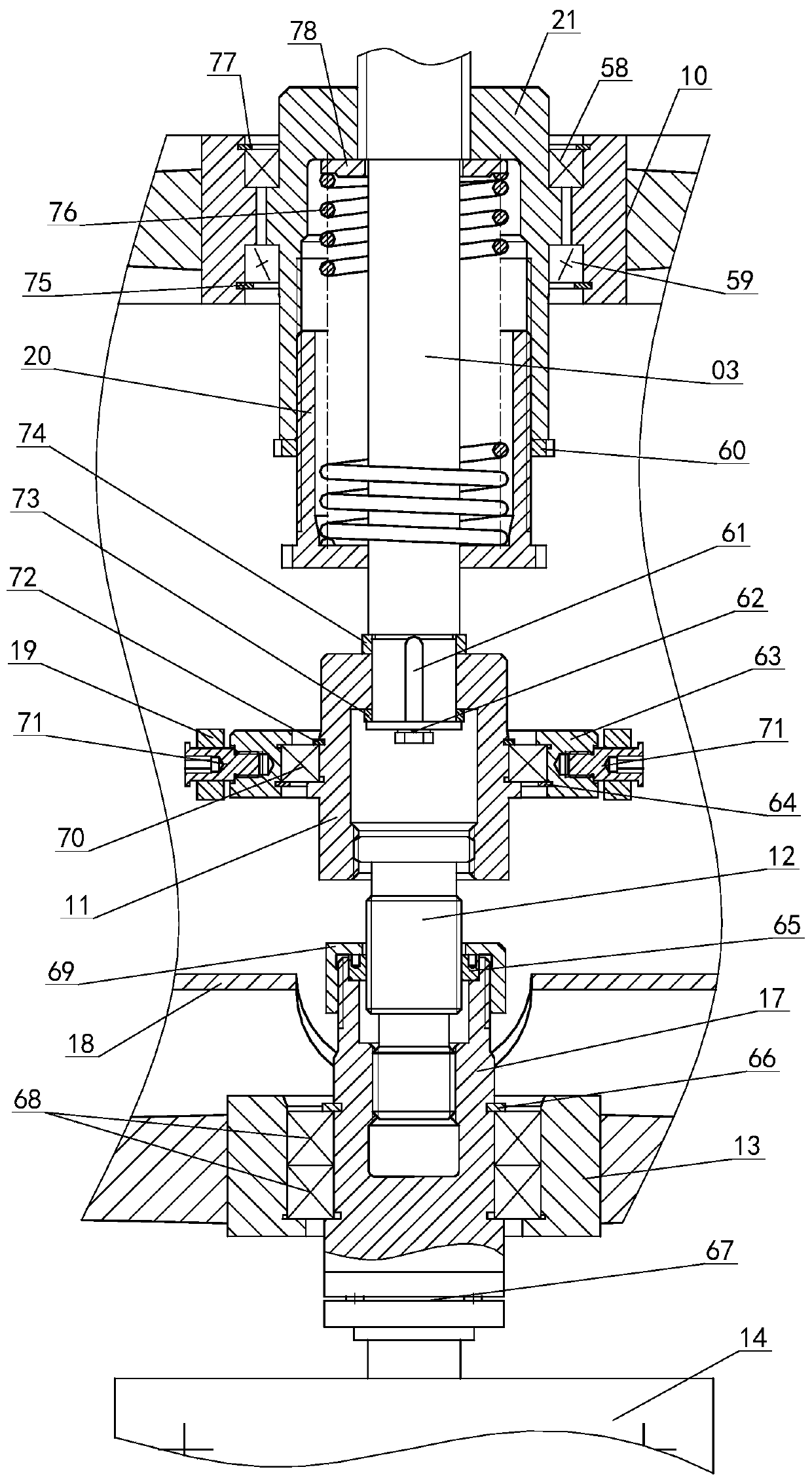 Axial-flow automatic control thresher for threshing chia