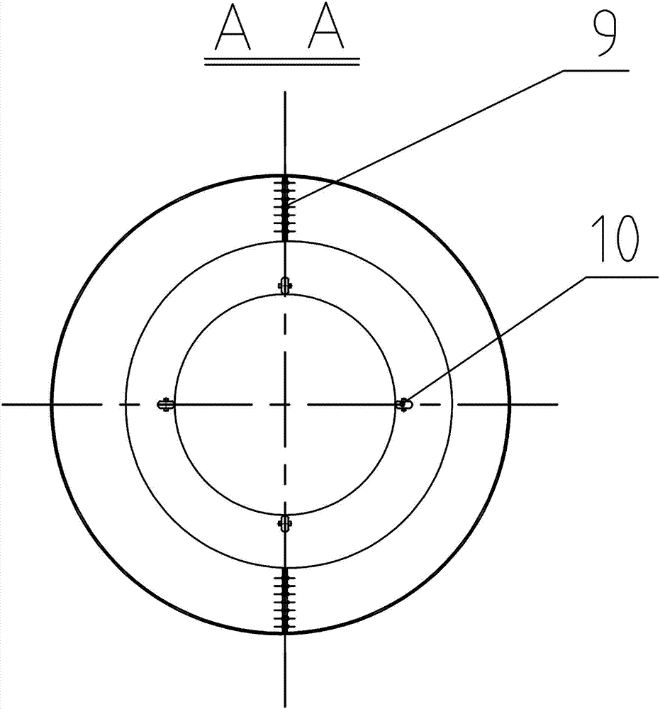 Large-sized stand column extra-column construction platform device and method