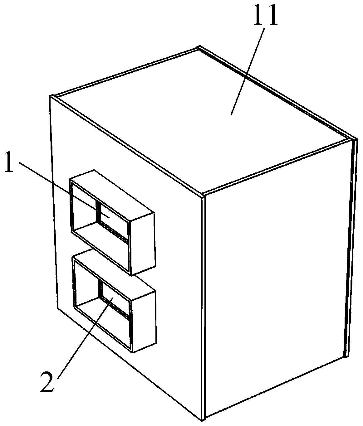 A heat pipe runner combined total heat recovery device and method