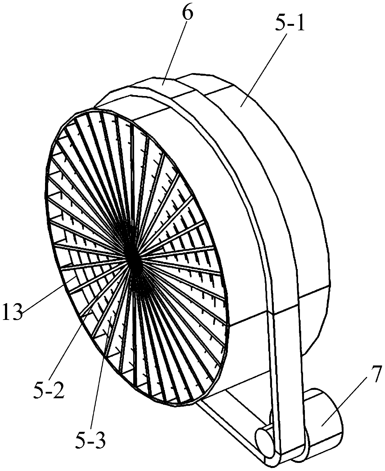 A heat pipe runner combined total heat recovery device and method