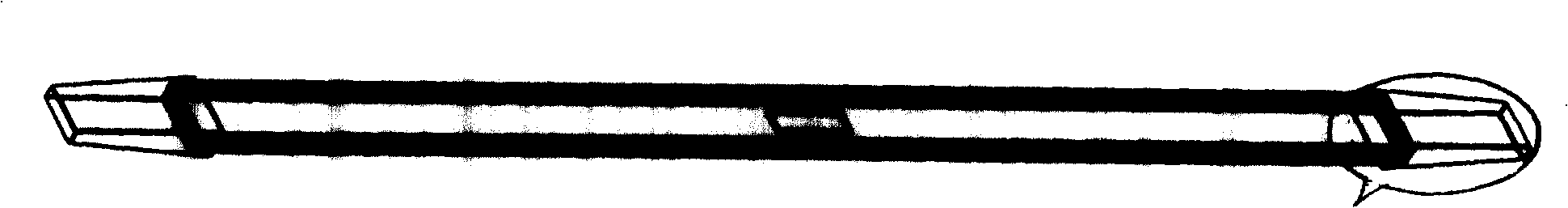 Acuminium-base laminated high-over load piezoelectric driver