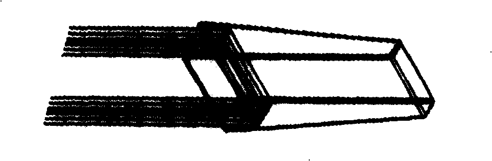 Acuminium-base laminated high-over load piezoelectric driver