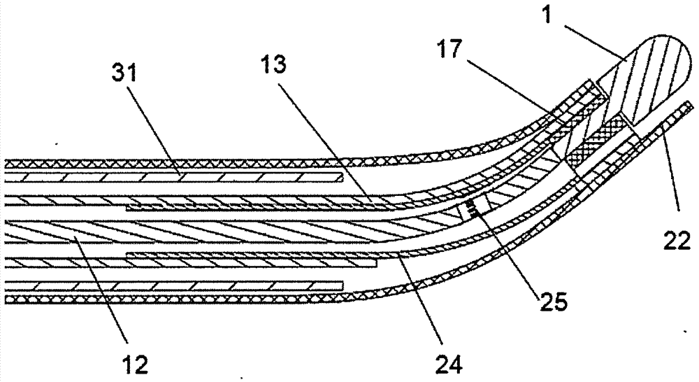 A medical adjustable curved tissue removal instrument