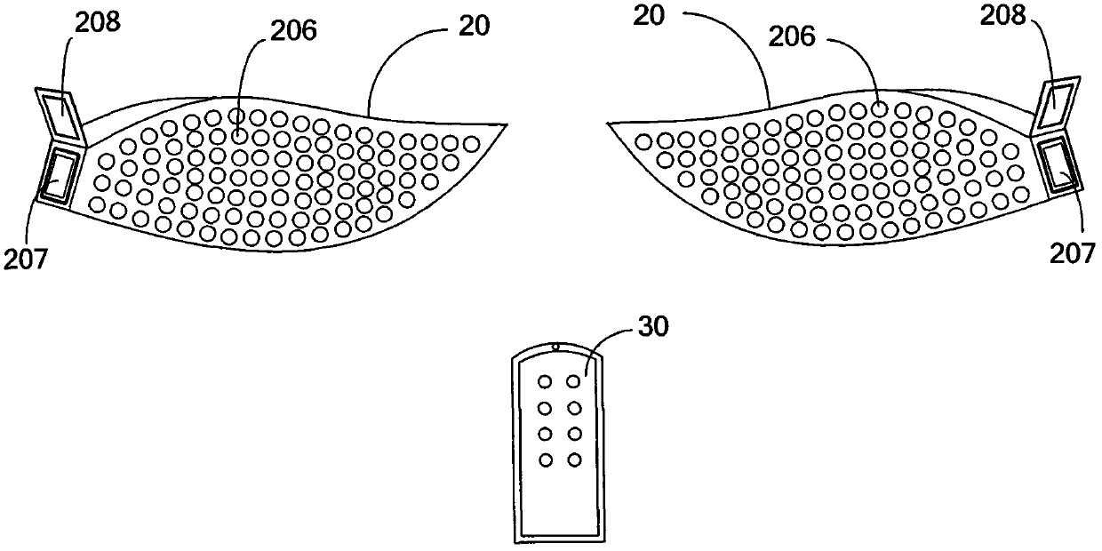 Remote-control massage cushion bra