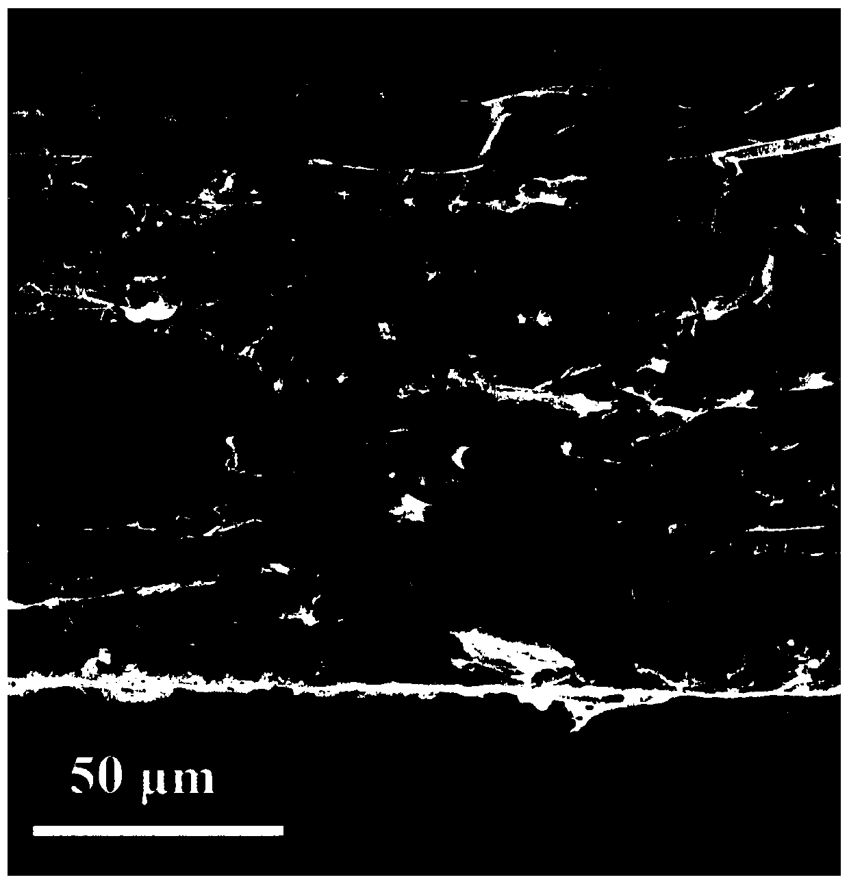 Solution spray type thermosetting electrospun composite membrane and preparation method and application thereof