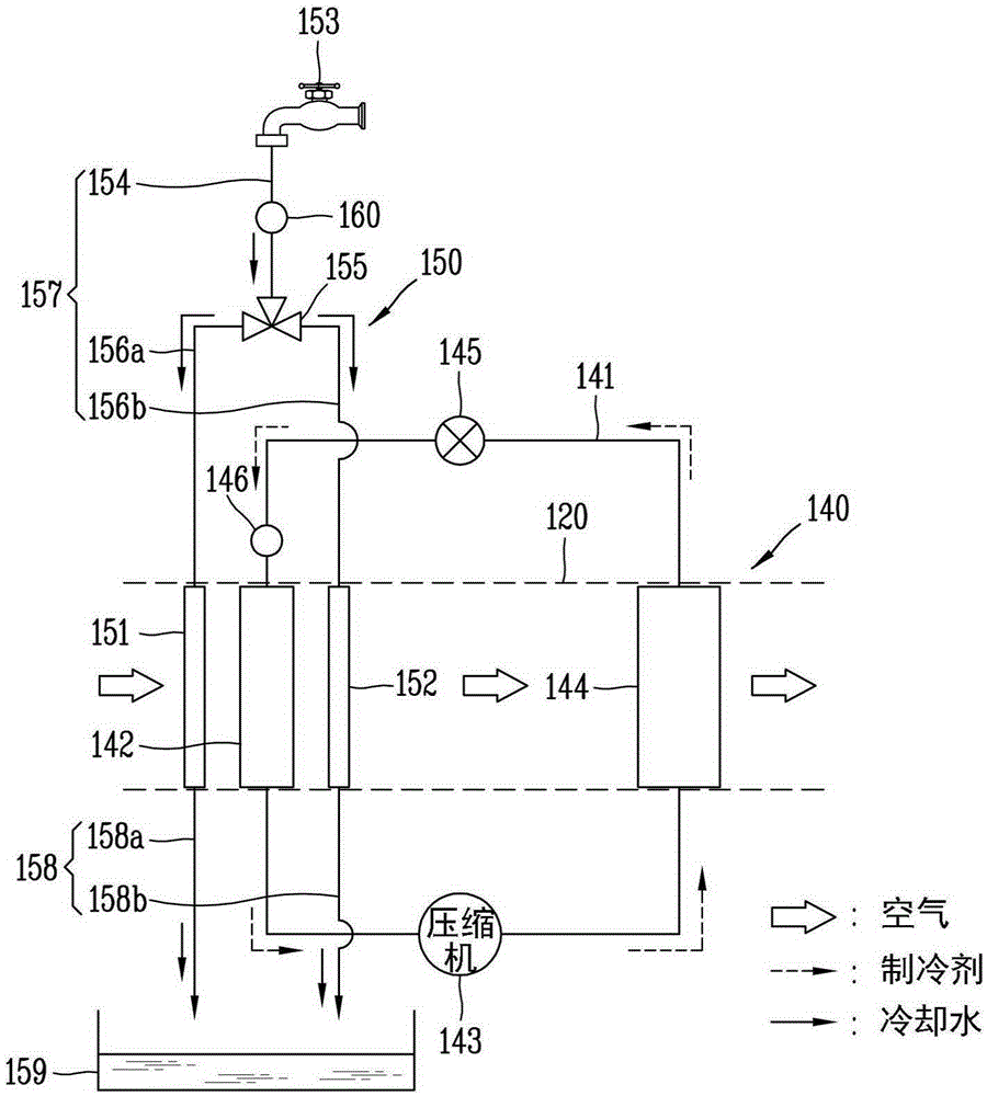 Clothes treating apparatus with heat pump cycle