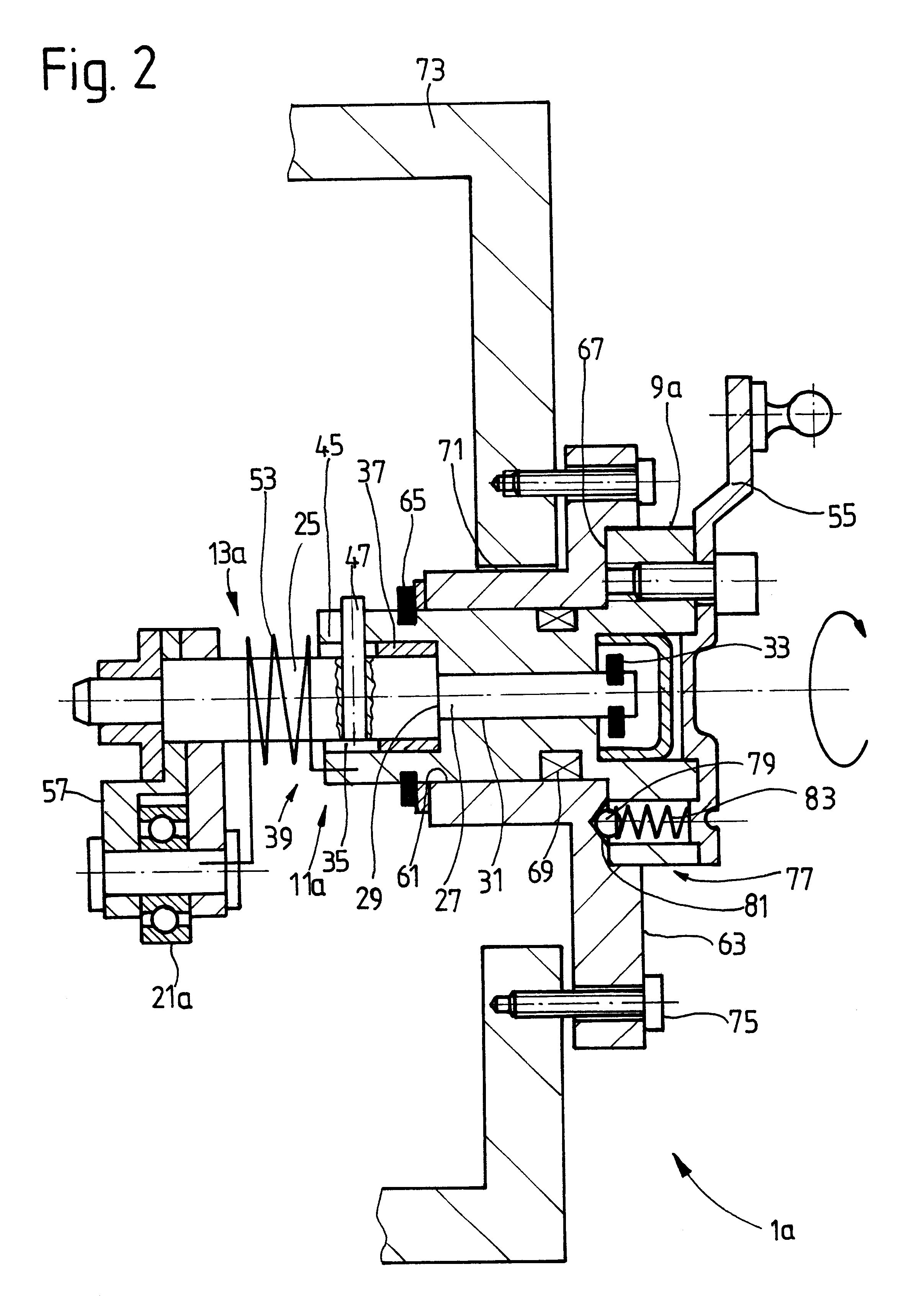 Parking brake actuating device for a parking brake arrangement in a motor vehicle