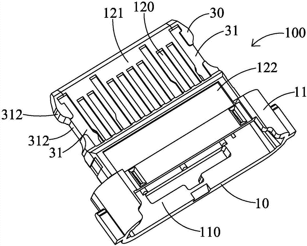 Ceramic piece, USB socket connector and formation method of USB socket connector