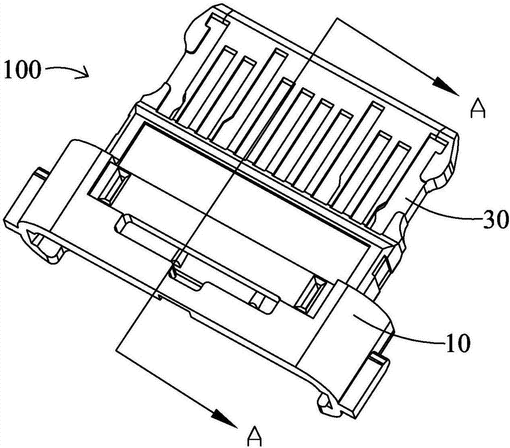 Ceramic piece, USB socket connector and formation method of USB socket connector