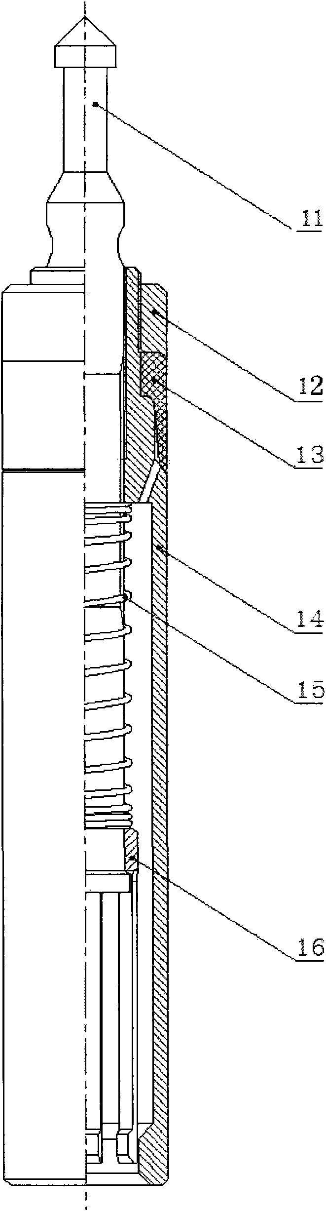 Method for throwing and fishing out underground restrictor from gas well without utilizing steel wires