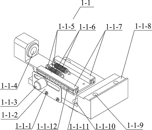 Piezoelectric stick-slip linear motor with single hook displacement conversion mechanism and its excitation method