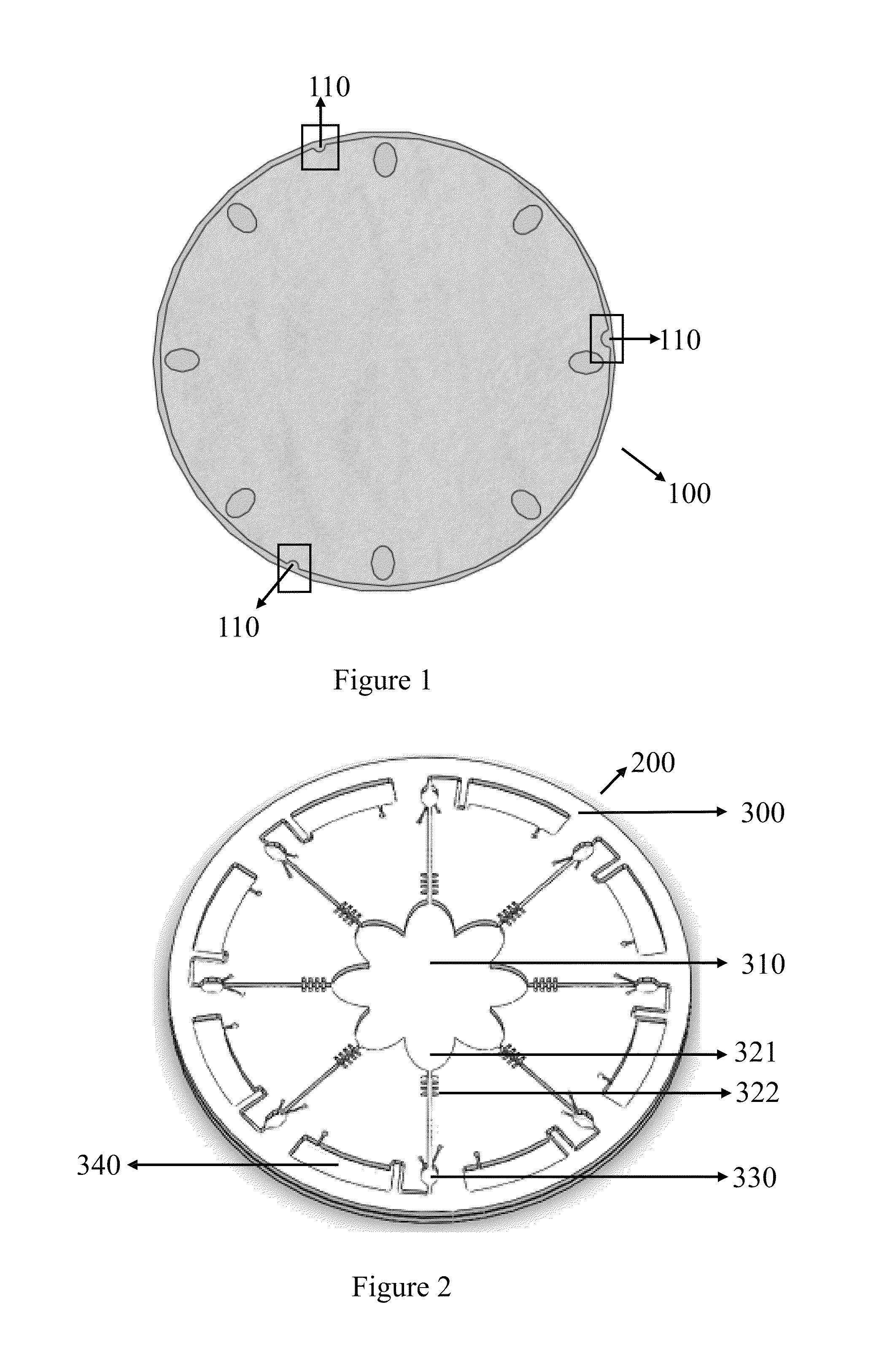 Apparatus and methodology to carry out biochemical testing on a centrifugal platform using flow splitting technique