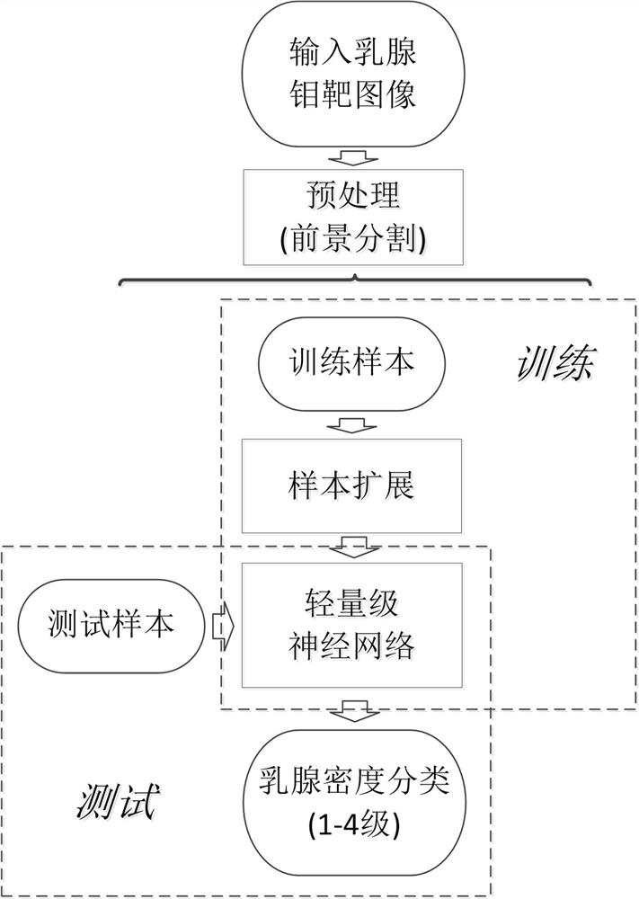 Deep learning classification method for mammography images based on lightweight neural network